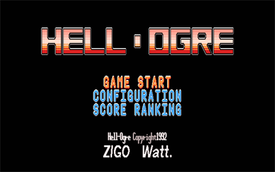 Hell-Ogre - Screenshot - Game Title Image