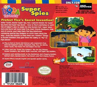 Dora the Explorer: Super Spies - Box - Back Image