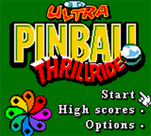 3-D Ultra Pinball: Thrillride - Screenshot - Game Title