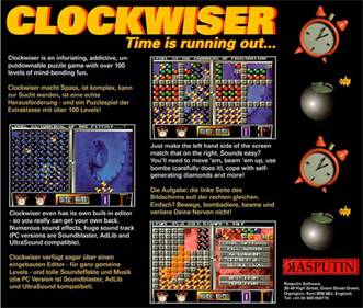 Clockwiser - Box - Back Image