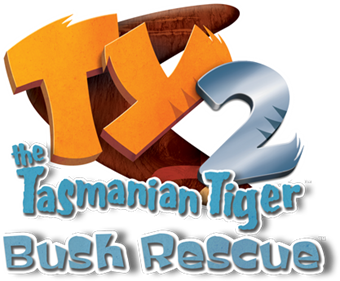 Ty the Tasmanian Tiger 2: Bush Rescue - Clear Logo Image