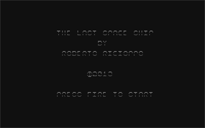 The Last Space Ship - Screenshot - Game Title Image