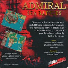 Admiral: Sea Battles - Box - Back Image