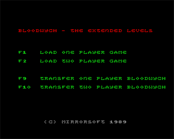 Bloodwych: Data Disks Vol. 1 - Screenshot - Game Title Image