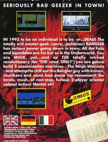 The Ninja Warriors - Box - Back Image