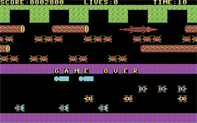 Frogger 64 - Screenshot - Game Over Image