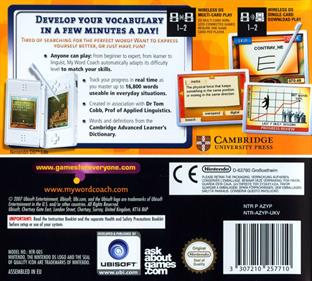 My Word Coach: Improve Your Vocabulary - Box - Back Image