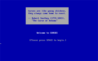 Curses - Screenshot - Game Title Image
