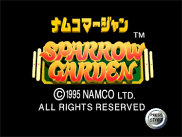 Namco Mahjong: Sparrow Garden - Screenshot - Game Title Image