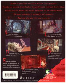 Phantasmagoria - Box - Back Image