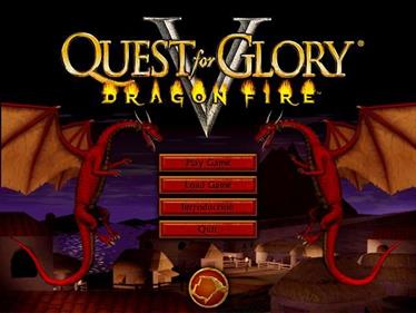 Quest for Glory V: Dragon Fire - Screenshot - Game Title Image