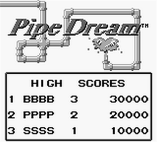 Pipe Dream - Screenshot - Game Title Image