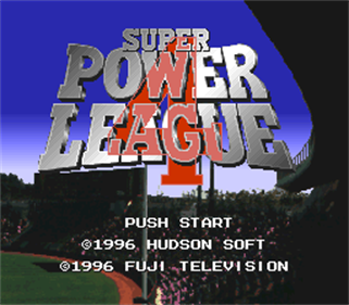 Super Power League 4 - Screenshot - Game Title Image