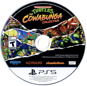 Teenage Mutant Ninja Turtles: The Cowabunga Collection - Disc Image