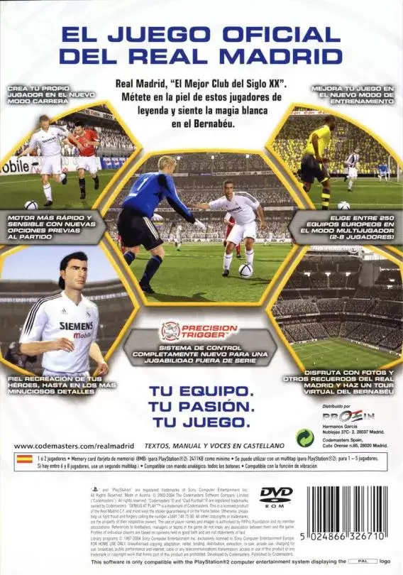Real Madrid Club Football 2005 Sur Xbox – Neuf Sous Blister, PAL, Jeu De Foot Rétro