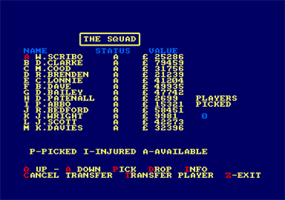 Jimmy's Soccer Manager - Screenshot - Gameplay Image