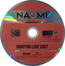 Shooting Love, 2007 - Disc Image