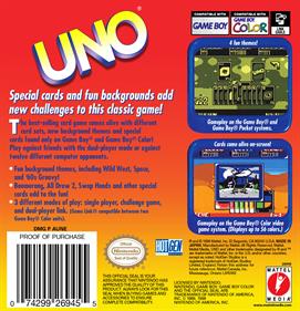 UNO - Box - Back Image