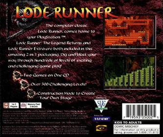 Lode Runner - Box - Back Image