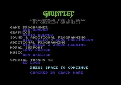 Gauntlet Trainer - Screenshot - Game Title Image