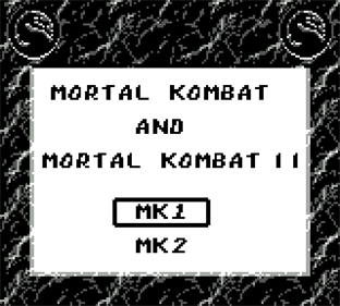 Mortal Kombat & Mortal Kombat II - Screenshot - Game Select Image