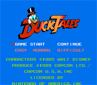 DuckTales - Screenshot - Game Title Image