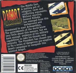Desert Strike: Return to the Gulf - Box - Back Image