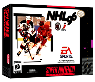 NHL 96 - Box - 3D Image