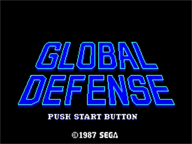 Global Defense - Screenshot - Game Title Image