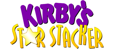 Kirby's Star Stacker - Clear Logo Image