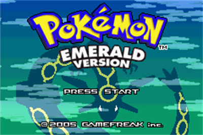 Pokémon Emerald Advanced - Screenshot - Game Title Image