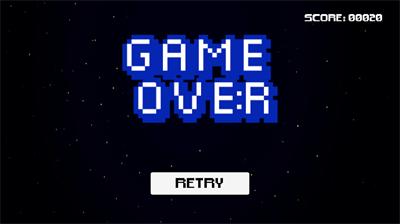 Retro Space - Screenshot - Game Over Image