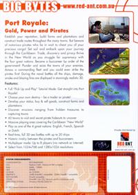 Port Royale: Gold, Power and Pirates - Box - Back Image