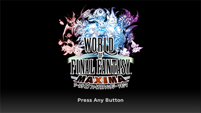 World of Final Fantasy: Maxima - Screenshot - Game Title Image