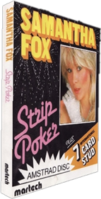 Samantha Fox Strip Poker - Box - 3D Image