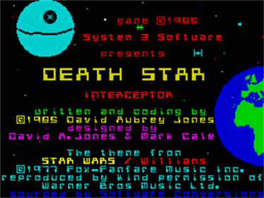Death Star Interceptor - Screenshot - Game Title Image