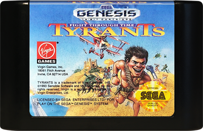 Tyrants: Fight Through Time - Cart - Front Image