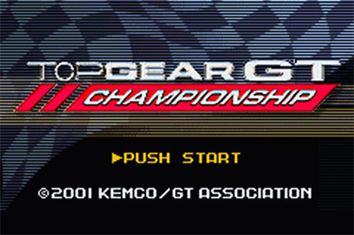 Top Gear GT Championship - Screenshot - Game Title Image