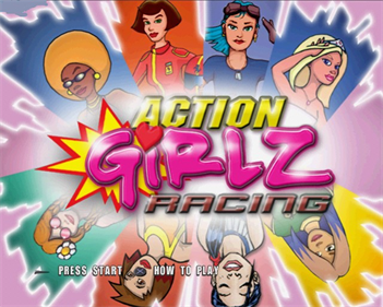 Action Girlz Racing - Screenshot - Game Title Image