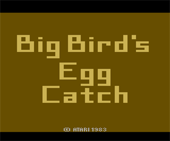 Big Bird's Egg Catch - Screenshot - Game Title Image