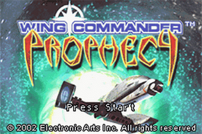 Wing Commander: Prophecy - Screenshot - Game Title Image