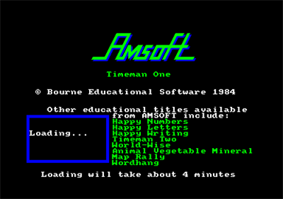 Timeman One  - Screenshot - Game Title Image