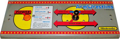 Arm Wrestling - Arcade - Control Panel Image
