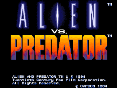 Alien vs. Predator - Screenshot - Game Title Image