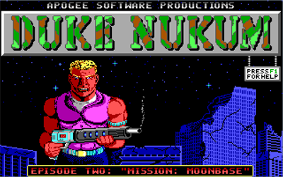 Duke Nukem: Episode 2: Mission: Moonbase - Screenshot - Game Title Image