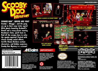 Scooby-Doo Mystery - Box - Back Image