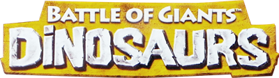Battle of Giants: Dinosaurs - Clear Logo Image