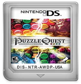 Puzzle Quest: Challenge of the Warlords - Fanart - Cart - Front