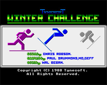 Winter Olympiad 88 - Screenshot - Game Title Image