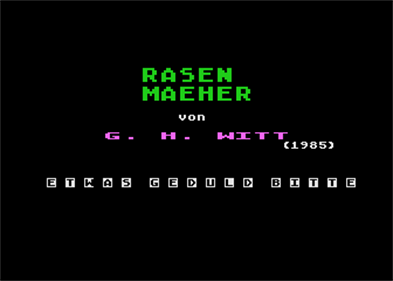 Rasen Mäher - Screenshot - Game Title Image